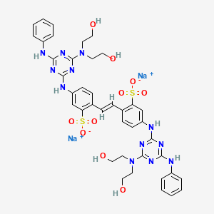 Sodium 6,6'-(ethene-1,2-diyl)bis(3-((4-(bis(2-hydroxyethyl)amino)-6-(phenylamino)-1,3,5-triazin-2-yl)amino)benzenesulfonate)