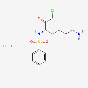 (S)-N-(7-Amino-1-chloro-2-oxoheptan-3-yl)-4-methylbenzenesulfonamide Hydrochloride