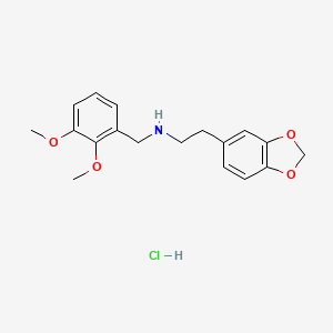 2-(Benzo[d][1，3]dioxol-5-yl)-N-(2，3-dimethoxybenzyl)ethan-1-amine hydrochloride