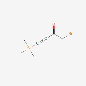 1-Bromo-4-(trimethylsilyl)but-3-yn-2-one
