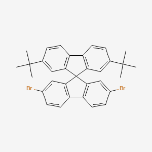 2,7-Dibromo-2',7'-di-tert-butyl-9,9'-spirobi[fluorene]