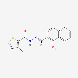 N'-((1-Hydroxynaphthalen-2-yl)methylene)-3-methylthiophene-2-carbohydrazide