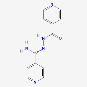 N'-(Imino(pyridin-4-yl)methyl)isonicotinohydrazide