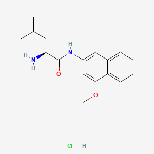 (S)-2-Amino-N-(4-methoxynaphthalen-2-yl)-4-methylpentanamide hydrochloride