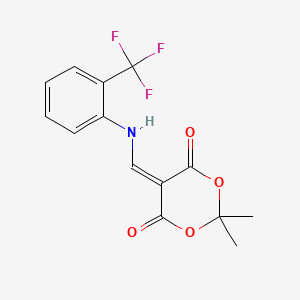 2，2-Dimethyl-5-[[[2-(trifluoromethyl)phenyl]amino]methylene]-1，3-dioxane-4，6-dione