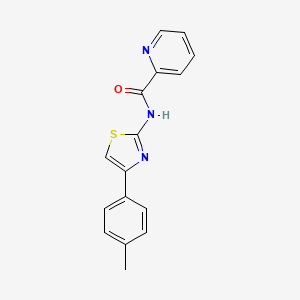 N-[4-(4-Methylphenyl)-2-thiazolyl]-2-pyridinecarboxamide