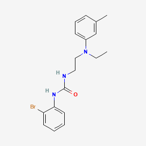 1-(2-Bromophenyl)-3-(2-(ethyl(m-tolyl)amino)ethyl)urea