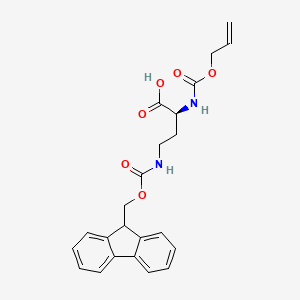 (S)-4-((((9H-Fluoren-9-yl)methoxy)carbonyl)amino)-2-(((allyloxy)carbonyl)amino)butanoic acid