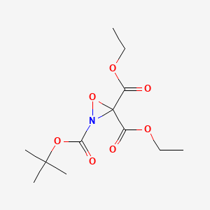 2-(tert-Butyl) 3,3-diethyl 1,2-oxaziridine-2,3,3-tricarboxylate