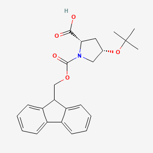(2S,4S)-1-(((9H-Fluoren-9-yl)methoxy)carbonyl)-4-(tert-butoxy)pyrrolidine-2-carboxylic acid