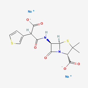 Ticarcillin disodium and clavulanate potassium (15:1)