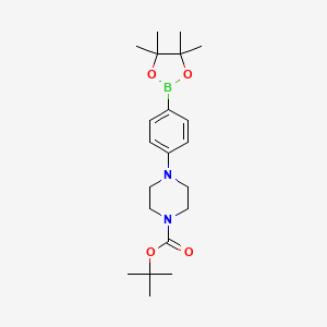 tert-Butyl 4-(4-(4,4,5,5-Tetramethyl-1,3,2-dioxaborolan-2-yl)phenyl)piperazine-1-carboxylate