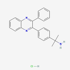 2-(4-(3-Phenylquinoxalin-2-yl)phenyl)propan-2-amine Hydrochloride