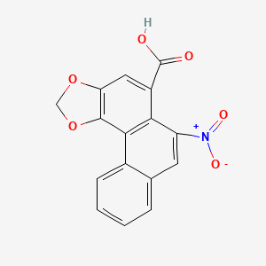 6-Nitrophenanthro[3,4-d][1,3]dioxole-5-carboxylic acid