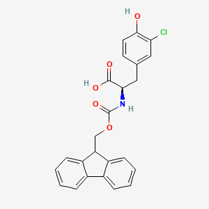 (r)-2-((((9h-Fluoren-9-yl)methoxy)carbonyl)amino)-3-(3-chloro-4-hydroxyphenyl)propanoic acid