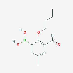 2-Butoxy-3-formyl-5-methylphenylboronic