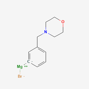 [3-(4-Morpholinylmethyl)phenyl]magnesium bromide, 0.25M solution in THF, AcroSeal®