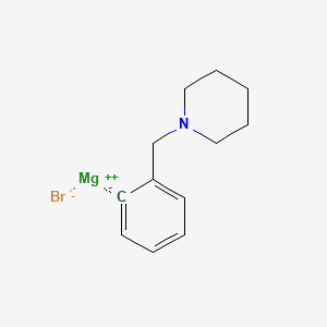 [2-(1-Piperidinylmethyl)phenyl]magnesium bromide, 0.25M solution in THF, AcroSeal®
