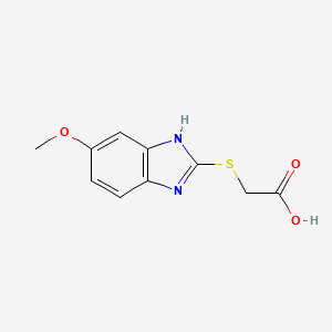 2-((5-Methoxy-1H-benzo[d]imidazol-2-yl)thio)acetic acid