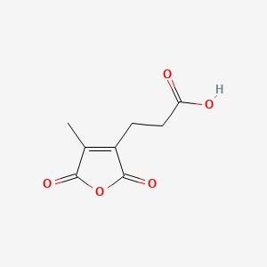 2,5-Dihydro-4-methyl-2,5-dioxo-3-furanpropanoic Acid