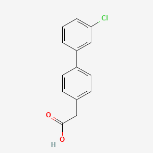 2-(3’-Chloro-[1,1’-biphenyl]-4-yl)acetic acid