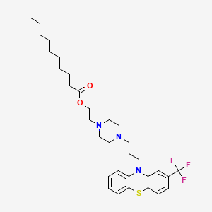 2-(4-(3-(2-(Trifluoromethyl)-10H-phenothiazin-10-yl)propyl)piperazin-1-yl)ethyl decanoate