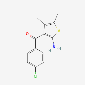 (2-Amino-4,5-dimethyl-3-thienyl)(4-chlorophenyl)methanone