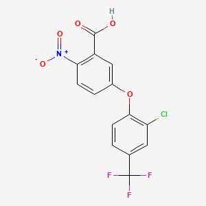 5-(2-Chloro-4-(trifluoromethyl)phenoxy)-2-nitrobenzoic acid