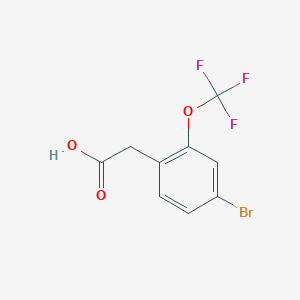 2-[4-Bromo-2-(trifluoromethoxy)phenyl]acetic Acid