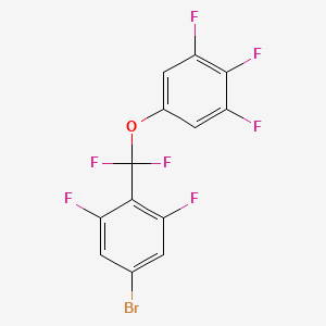 5-Bromo-2-[difluoro(3,4,5-trifluorophenoxy)methyl]-1,3-difluorobenzene