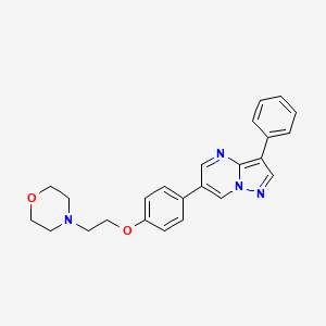 4-[2-(4-{3-Phenylpyrazolo[1,5-a]pyrimidin-6-yl}phenoxy)ethyl]morpholine