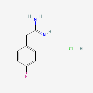 2-(4-Fluorophenyl)acetimidamide hydrochloride