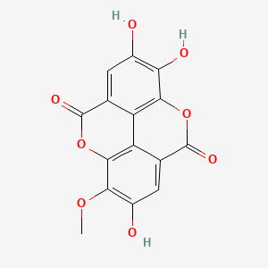 2,3,7-Trihydroxy-8-methoxychromeno[5,4,3-cde]chromene-5,10-dione