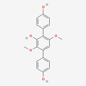 3',6'-Dimethoxy-[1,1':4',1''-terphenyl]-2',4,4''-triol