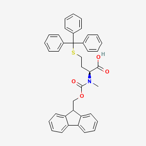 N-(((9H-Fluoren-9-yl)methoxy)carbonyl)-N-methyl-S-trityl-l-homocysteine