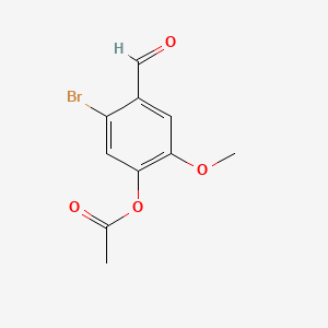 4-Acetoxy-2-bromo-5-methoxybenzaldehyde