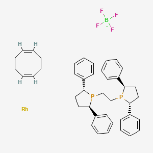 1,2-Bis[(2R,5R)-2,5-diphenylphospholano]ethane(1,5-cyclooctadiene)rhodium(I) tetrafluoroborate