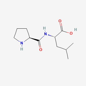 (S)-4-Methyl-2-((S)-pyrrolidine-2-carboxamido)pentanoic acid