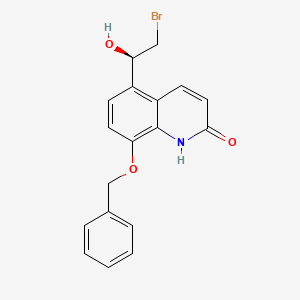 (R)-8-(Benzyloxy)-5-(2-bromo-1-hydroxyethyl)quinolin-2(1H)-one