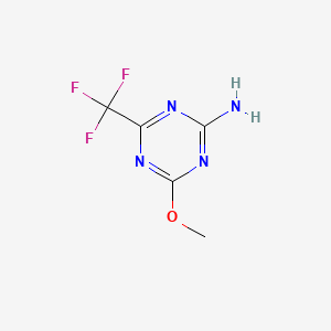 4-Methoxy-6-(trifluoromethyl)-1,3,5-triazin-2-amine