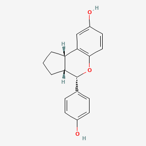 (3aR,4S,9bS)-rel-1,2,3,3a,4,9b-Hexahydro-4-(4-hydroxyphenyl)cyclopenta[c][1]benzopyran-8-ol