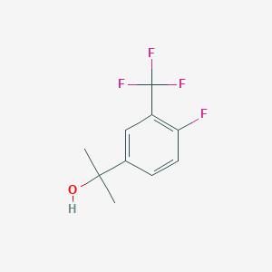 2-[4-Fluoro-3-(trifluoromethyl)phenyl]propan-2-ol