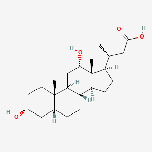 (R)-3-((3R,5R,8R,9S,10S,12S,13R,14S,17R)-3,12-Dihydroxy-10,13-dimethylhexadecahydro-1H-cyclopenta[a]phenanthren-17-yl)butanoic acid