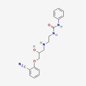 1-(2-((3-(2-Cyanophenoxy)-2-hydroxypropyl)amino)ethyl)-3-phenylurea