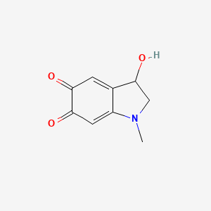 3-Hydroxy-1-methyl-2,3-dihydro-1H-indole-5,6-dione
