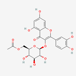 Quercetin 3-O-(6-O-acetyl-beta-D-glucopyranoside)