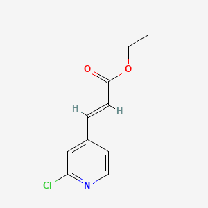 Ethyl-3-(2-chloropyridin-4-yl)acrylate