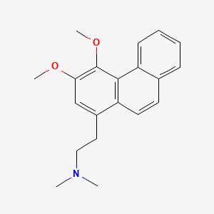 2-(3,4-Dimethoxyphenanthren-1-yl)-N,N-dimethylethan-1-amine