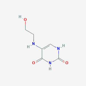 5-((2-Hydroxyethyl)amino)pyrimidine-2,4(1H,3H)-dione