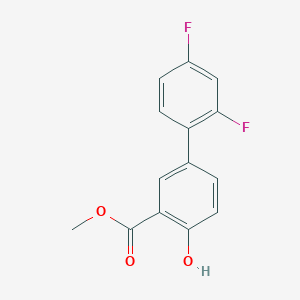 Methyl 2'，4'-difluoro-4-hydroxy-[1，1'-biphenyl]-3-carboxylate